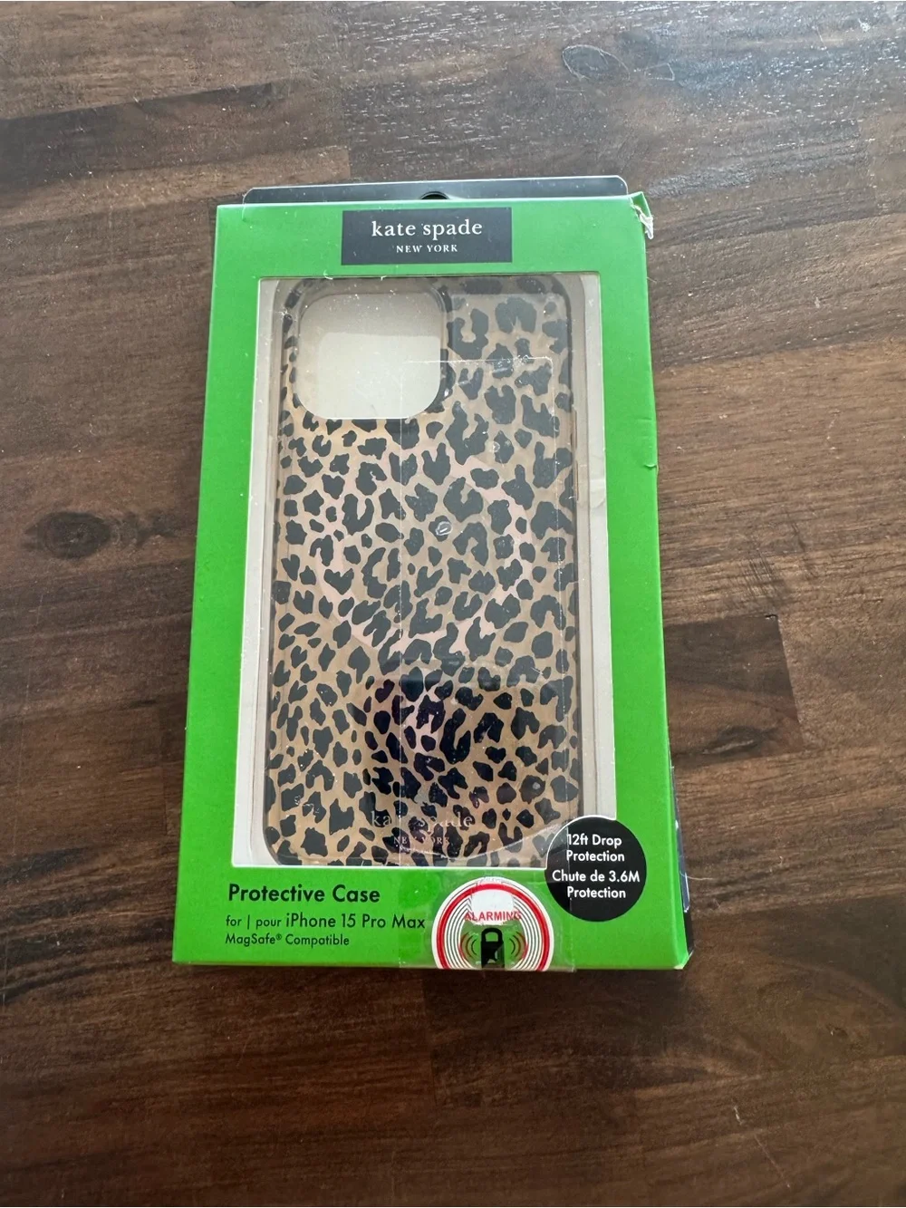 kate spade Leopard Print iPhone 15 Pro Max Case - Brown & Black